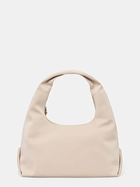 Geanta hobo Steve Madden din piele bej