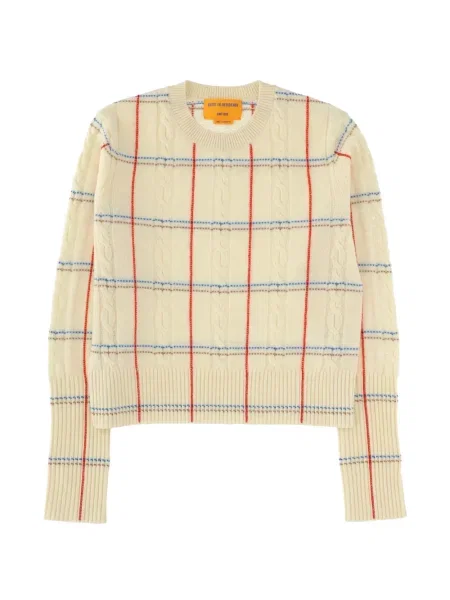 Кариран пуловер Guest In Residence