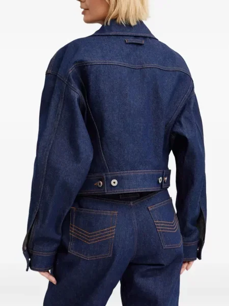 Geacă de blugi Jean Paul Gaultier albastru