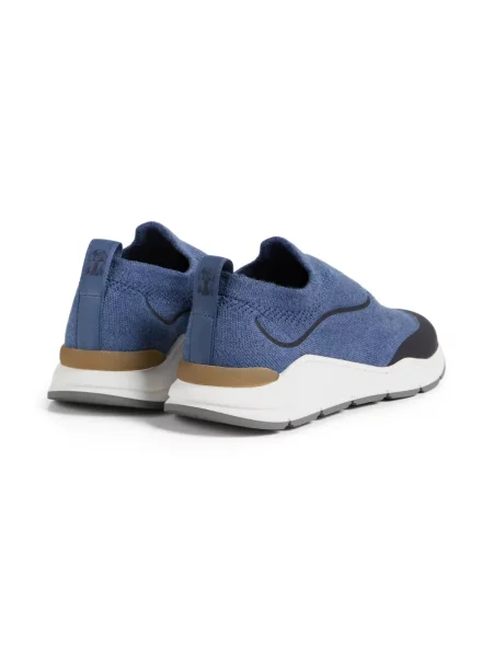 Sneakersy dziecięce Brunello Cucinelli niebieskie