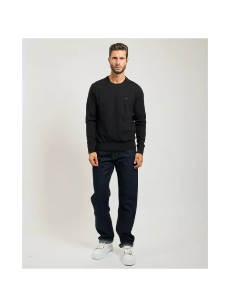 Guess Jeans spodnie granatowy w fasonie chinos niebieskie