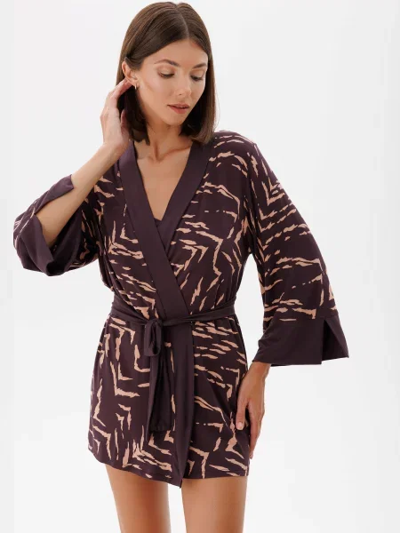 Халат Leinle коричневий