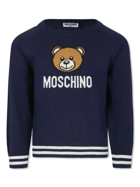 Sweter dziecięcy Moschino niebieski