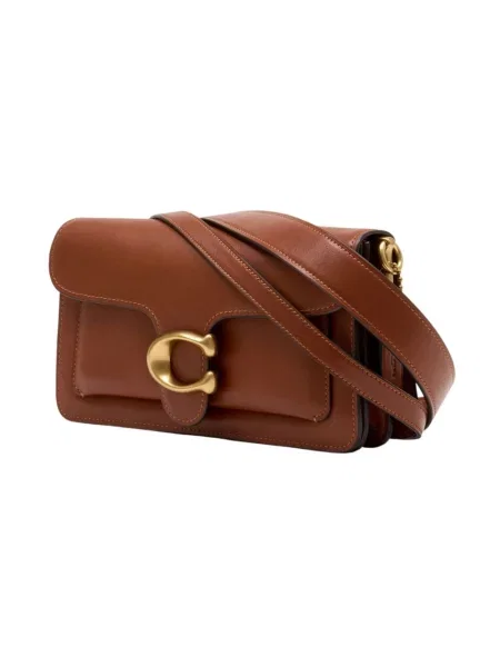 Torebka crossbody Coach skórzana brązowa