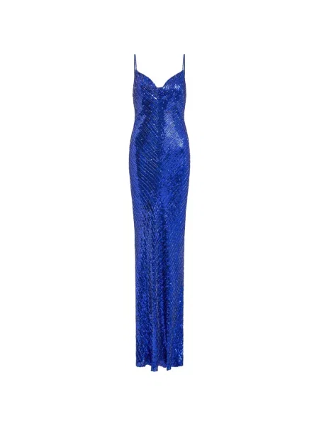 Rochie maxi Jenny Packham albastru