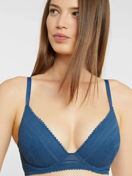 Бюстгальтер Etam з пуш-ап синій
