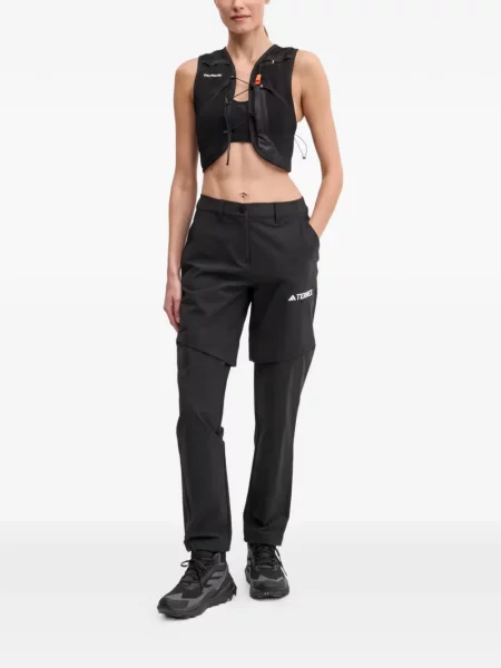 Lung papuci Adidas cu mâneci lungi cu dungi albastru