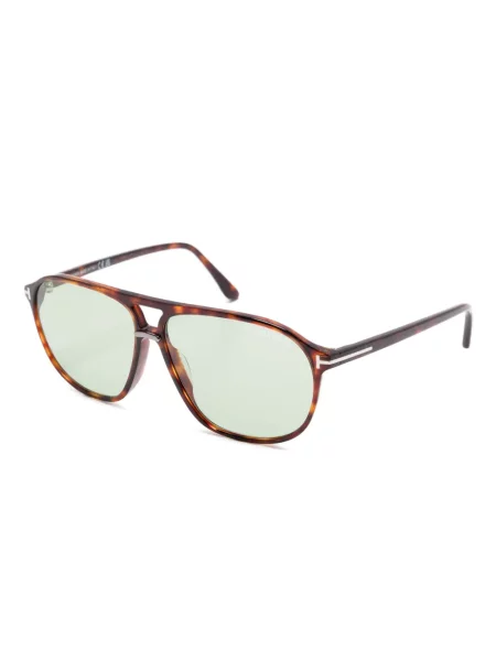Ochelari de soare aviator Tom Ford Eyewear maro