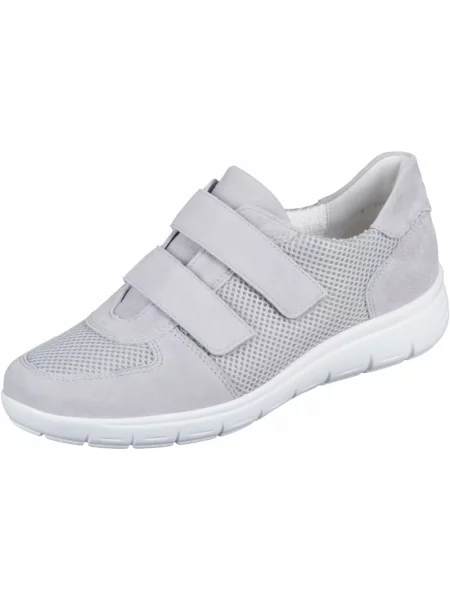 Sneakersy Semler zamszowe białe