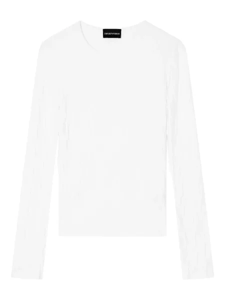 Tricou Emporio Armani lung alb