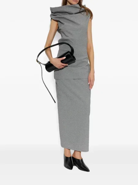 Fusta maxi Issey Miyake gri