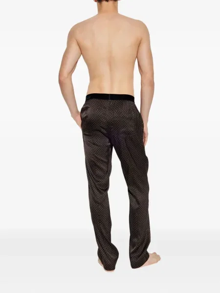 Pantaloni Tom Ford cu buline maro