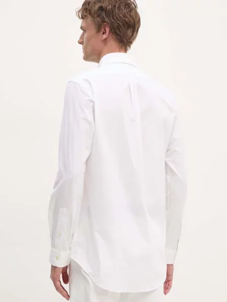 Koszula Polo Ralph Lauren popelinowa biała