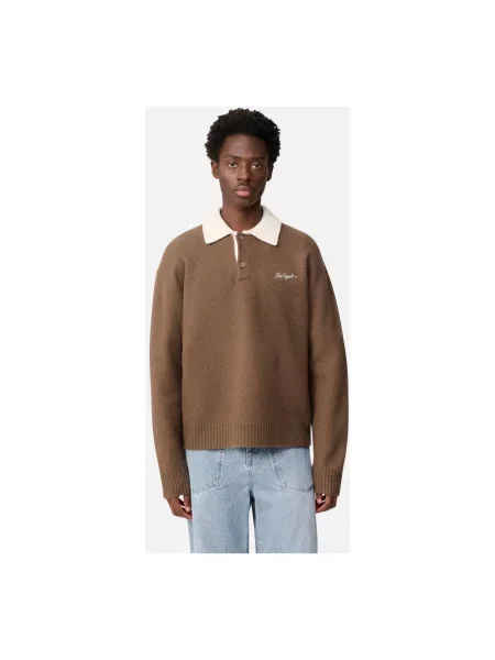 Sweter Axel Arigato wełniany brązowy