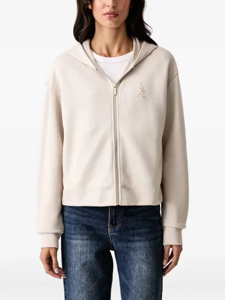 Hanorac cu glugă Armani Exchange cu autograf