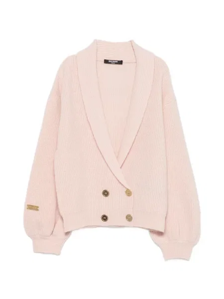 Kardigan dziecięcy Balmain różowy