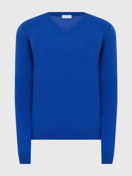 Пуловер з кашеміру Malo синій
