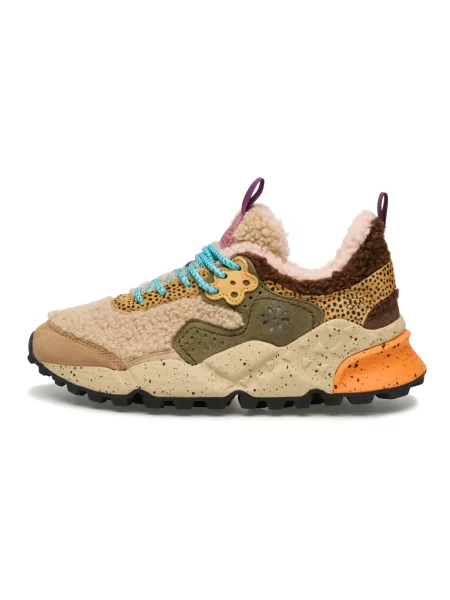 Sneakersy Flower Mountain zamszowe w kwiatki