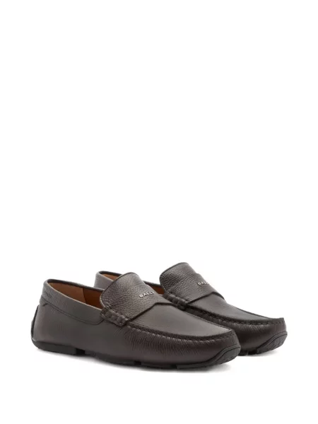 Pantofi loafer Bally din piele maro