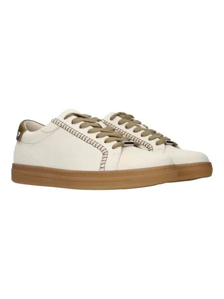 Sneakersy Jimmy Choo zamszowe beżowe