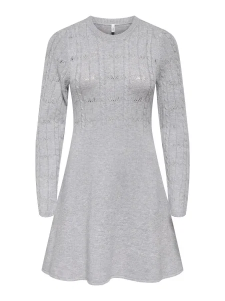 ONLY Pletena haljina ONLKATIA svijetlosiva