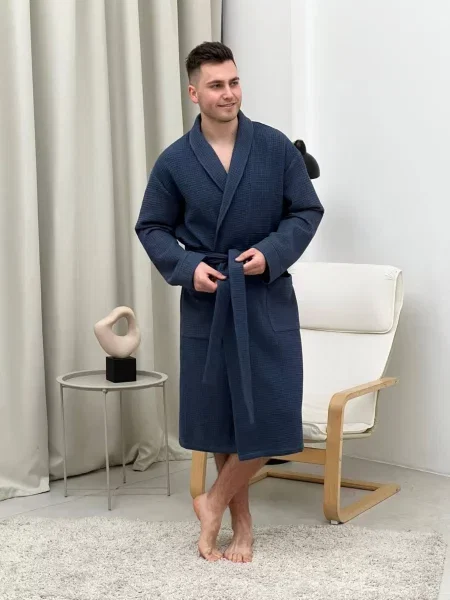 Cosy Халат синій
