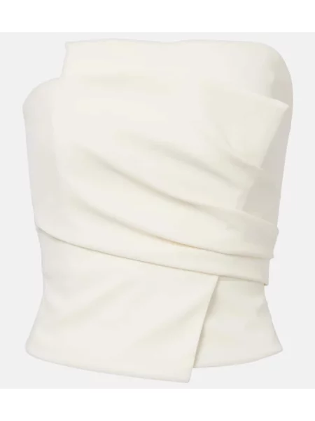 Top The Sei bez ramiączek biały