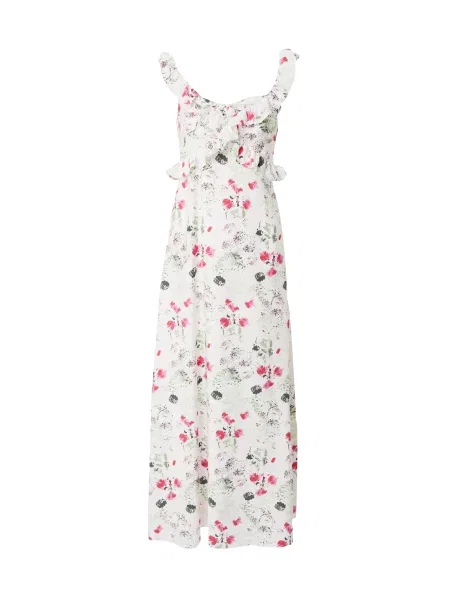 Vero Moda Letné šaty Miranda Farebná biela