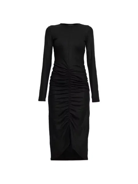 Rochie midi Marant Etoile cu volane negru