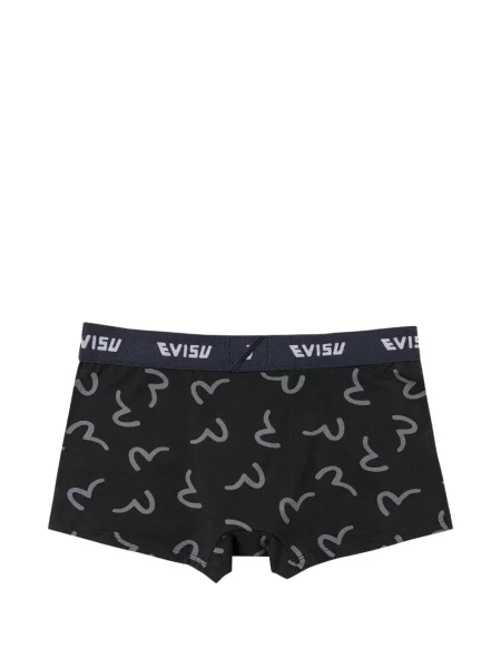 Boxeri Evisu cu imagine negru