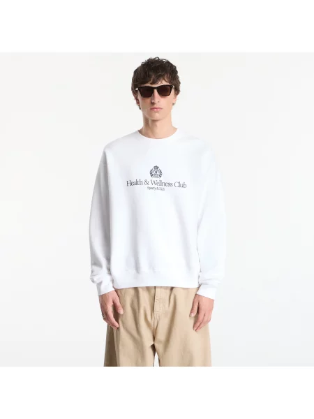 Свитер Sporty & Rich с вышивкой белый