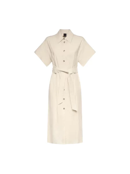 Sukienka koszulowa Pinko beżowa