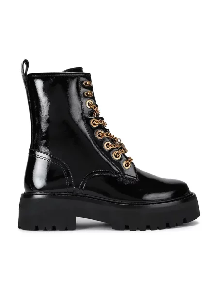 Kožené workery Kurt Geiger London Matilda Charm čierna