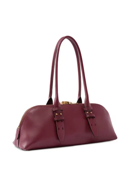 Geantă shopper Pinko din piele roșu