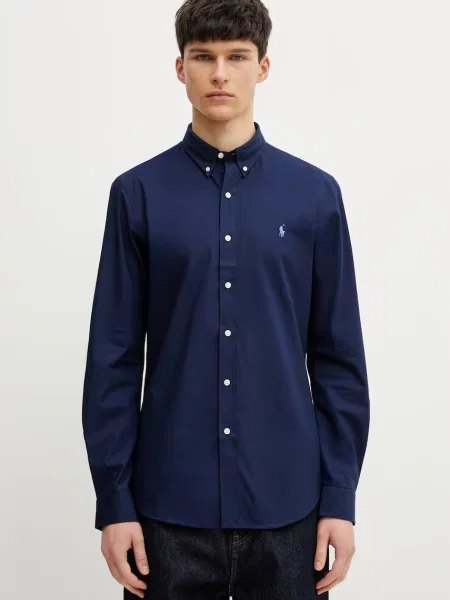 Polo Ralph Lauren Cămașă bleumarin / deschis albastru