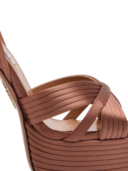 Sandale Aquazzura cu platformă maro
