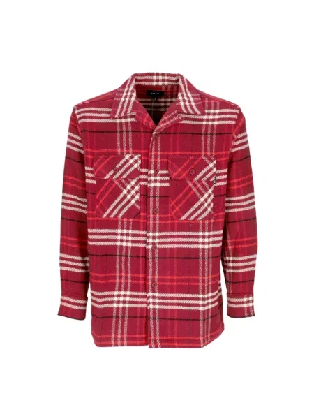 Koszula Huf z długim rękawem flanelowa czerwona