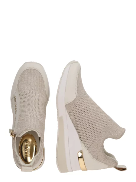 MICHAEL Michael Kors Sneakers Wills Metallic Stretch Knit Trainer bej