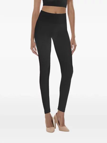 Leggings Wolford tricotate negru