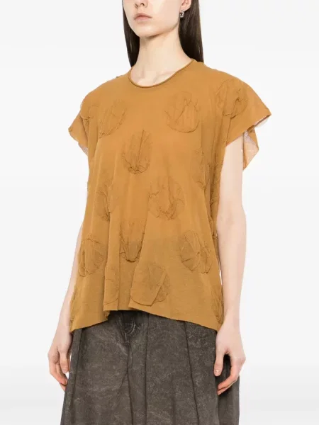 Top Uma Wang scurt maro