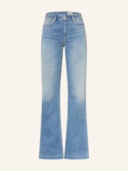 Ag Jeans Dżinsy Z Rozszerzanymi Nogawkami Tropea blau