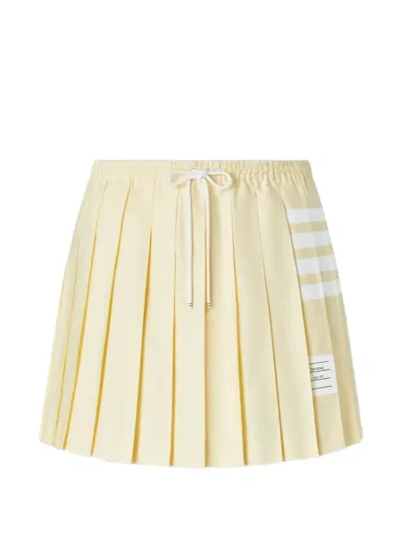 Fusta mini Thom Browne cu cordon galben