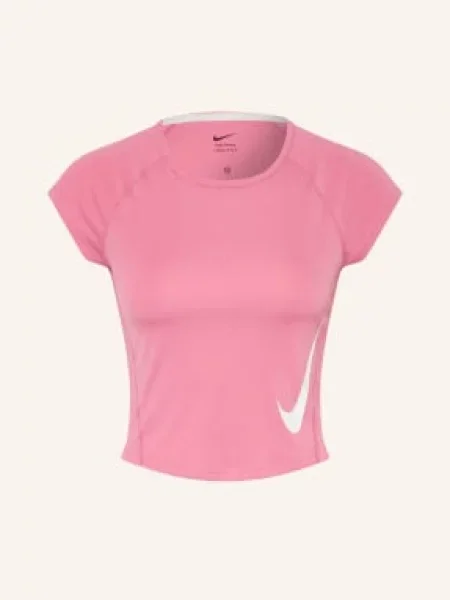 Běžecké tričko Nike Swoosh Run Dri-Fit peony/photon dust/white bílé