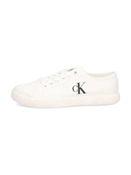Tenisky Calvin Clain Ess Vulc Low Cv Mg Wn triple bright white bílé