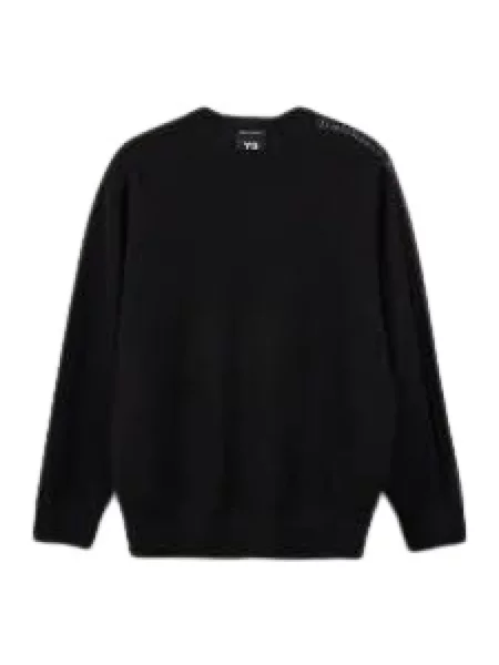 Sweter Y-3 wełniany czarny