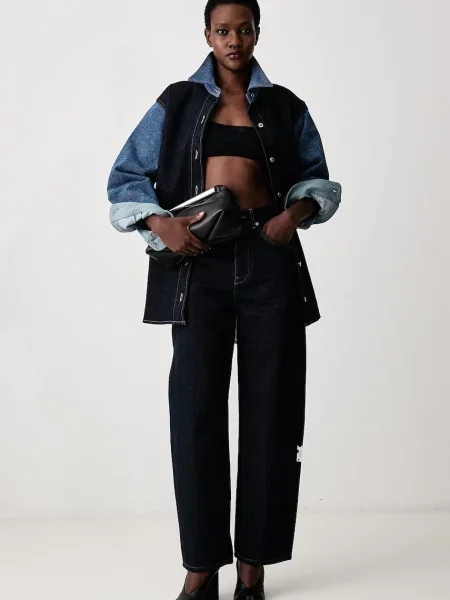 Джинсовая рубашка Off-white белая
