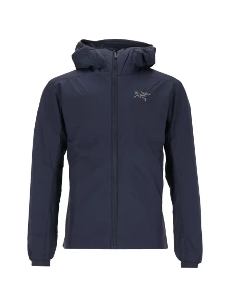 Geacă Arc'teryx cu glugă albastru