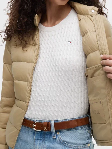 Компактна куртка Tommy Hilfiger бежева