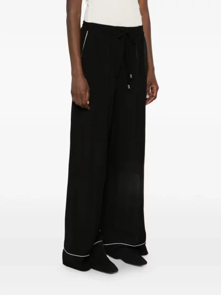 Pantaloni Sportmax cu cordon negru
