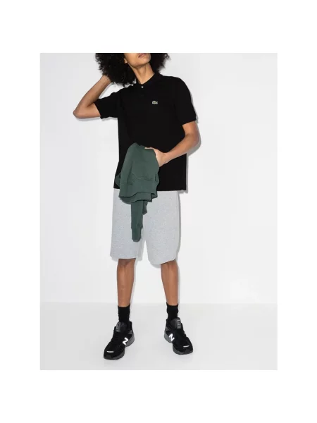 Koszulka polo Lacoste z krótkim rękawem czarna